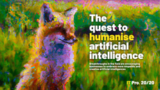 A fox sitting in a field at sunrise in the style of Claude Monet - generated by OpenAI's DALL-E 2