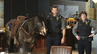 Joel McHale and Michael Rowland in Animal Control