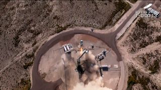 William Shatner Launch NS-18