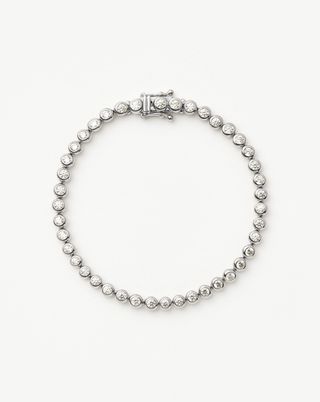 Tennis Round Bracelet | Sterling Silver Cubic Zirconia