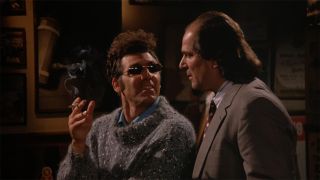 Kramer on a sting operation in Seinfeld