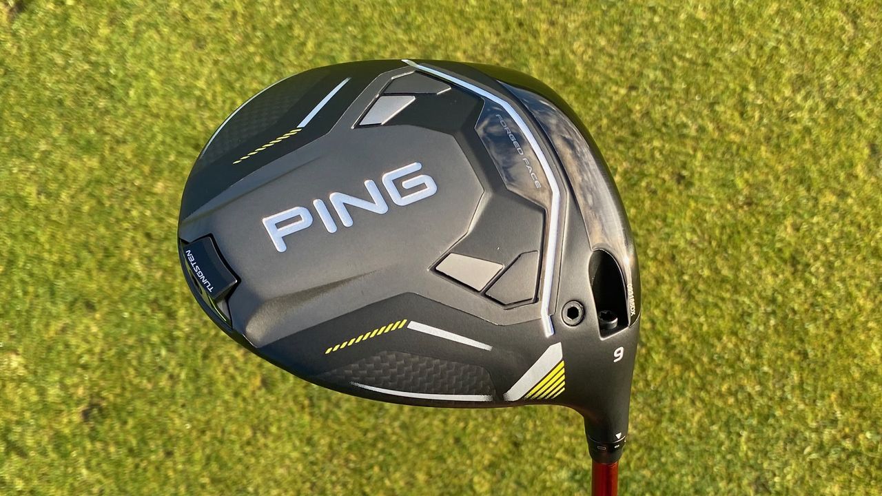 Photo of the Ping G430 Max 10K driver demonstrating a very heavy rear weight position
