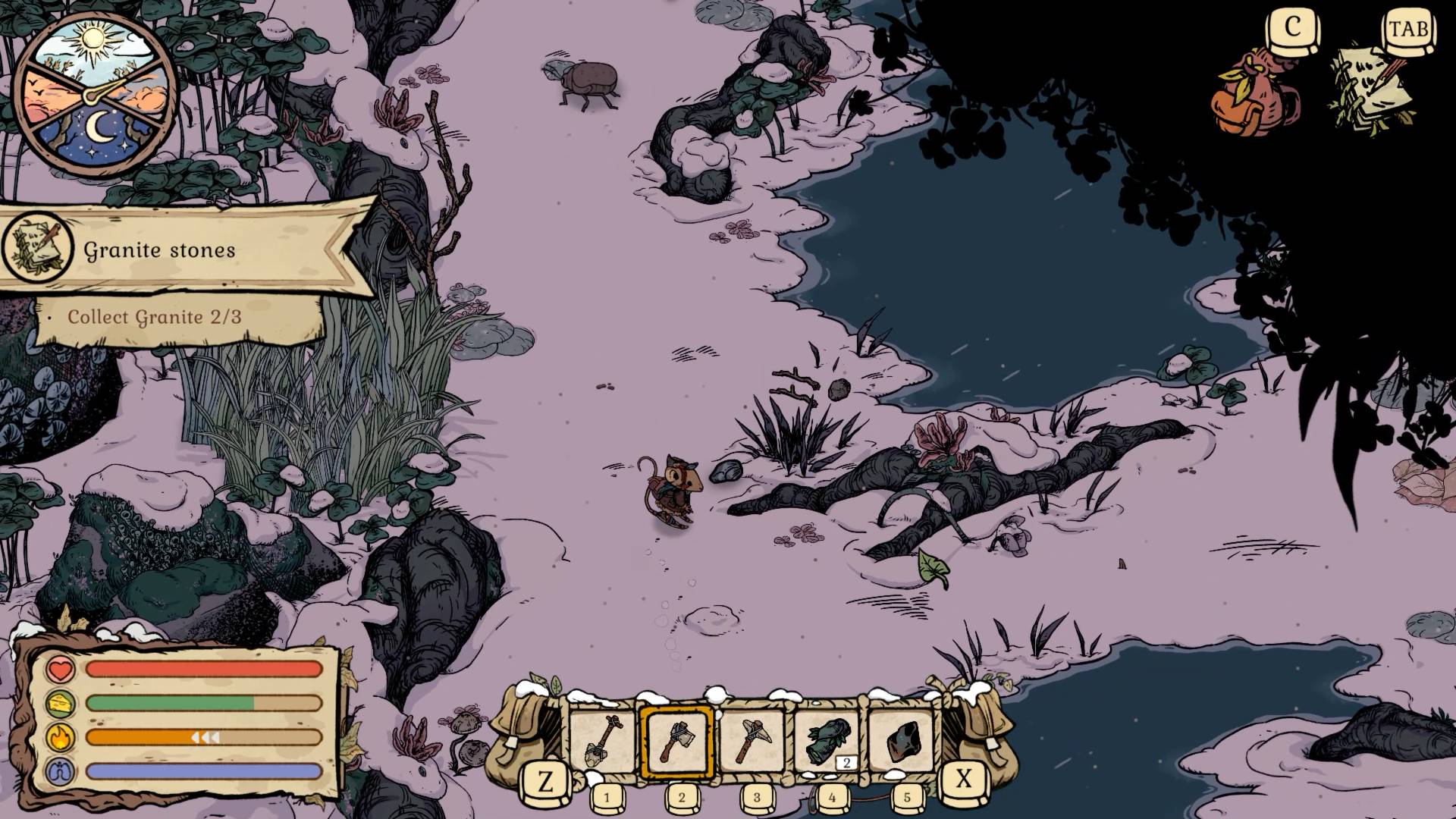 Winter Burrow granite