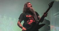 Sammy Duet performs during a 2025 Acid Bath reunion show