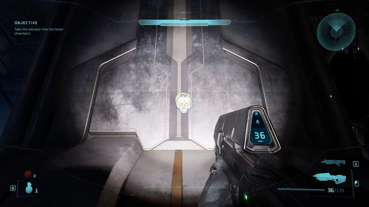 Halo skulls - Tilt close up