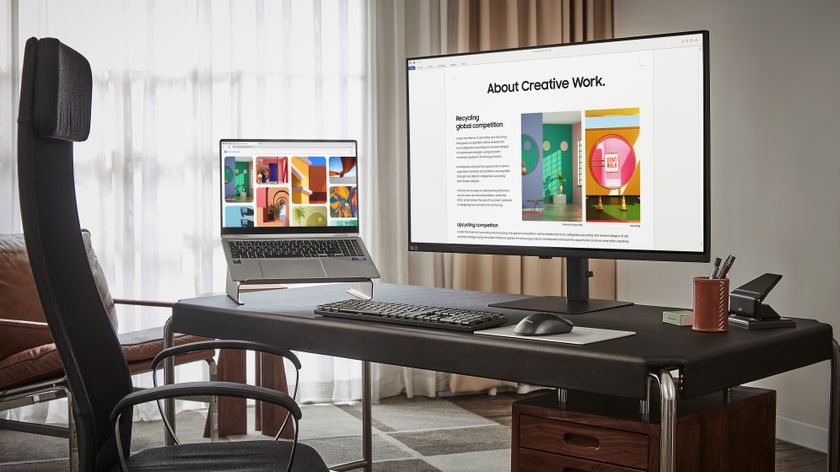 Samsung ViewFinity S8 37-inch monitor promotional images