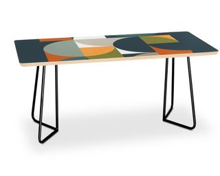 Mid Century Geometric 122 Coffee Table by The Old Art Studio