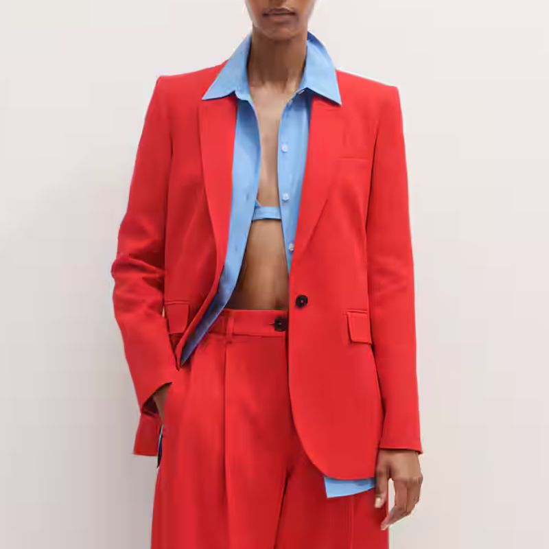 ME+EM, Sharp Shoulder Straight Blazer