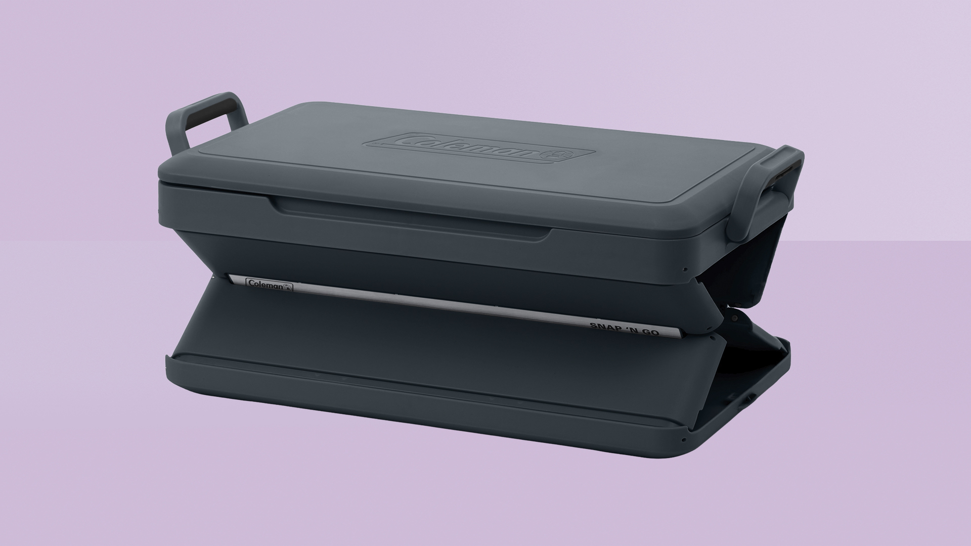 Coleman Snap &rsquo;N Go collapsible cooler in action