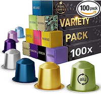 Variety Pack: 100 Nespresso Compatible Pods | £27.49 at Amazon