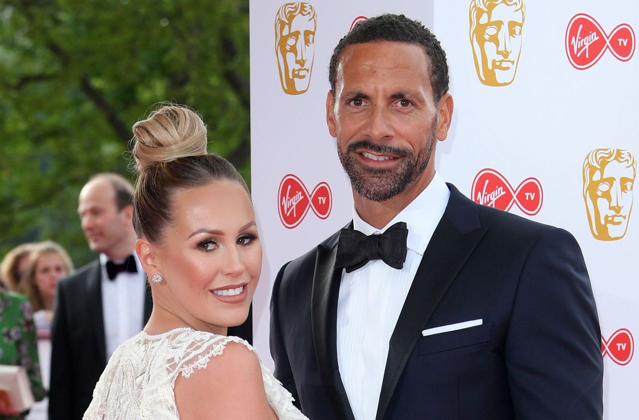 Kate Wright and Rio Ferdinand