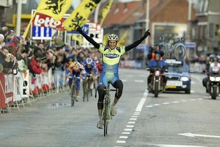 Filippo Pozzato (Liquigas) wins the 2007 edition, and will once again be a hot favourite when the race finishes in Gent