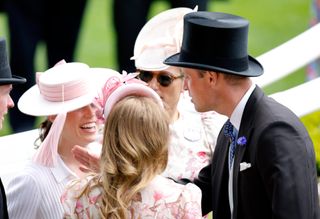 Prince William, Princess Beatrice, and Princess Eugenie