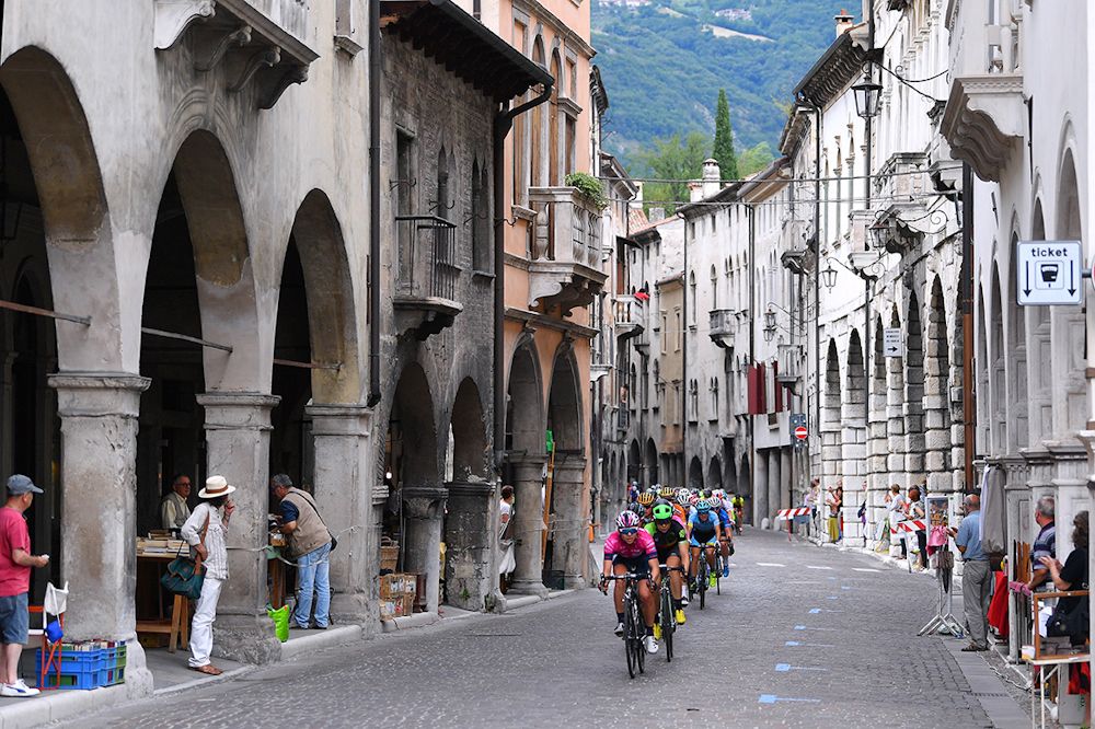 Scenery along the route of stage 3 at the Giro Rosa