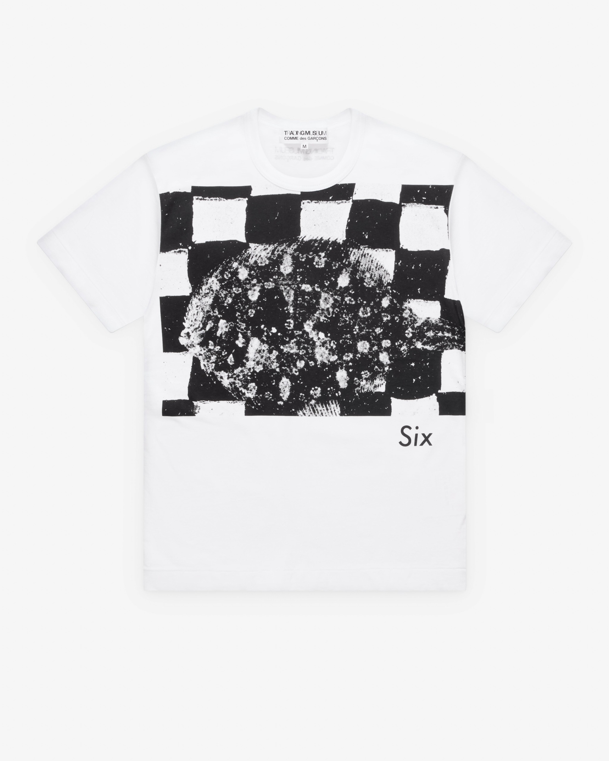 Comme Des Gar&amp;ccedil;ons - Six Magazine Checkered Print T-Shirt - (white)