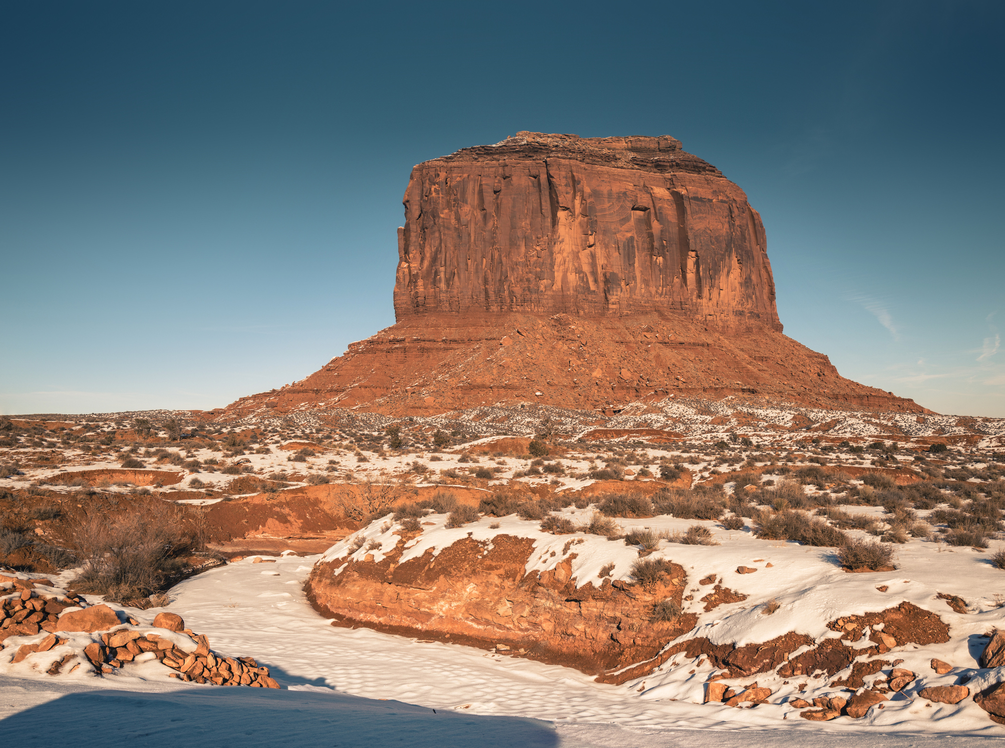 Start of the Wildcat Trail at the Merrick Butte in Navajo County, Arizona