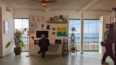 The idyllic Samsung beach hut at MWC 2022 