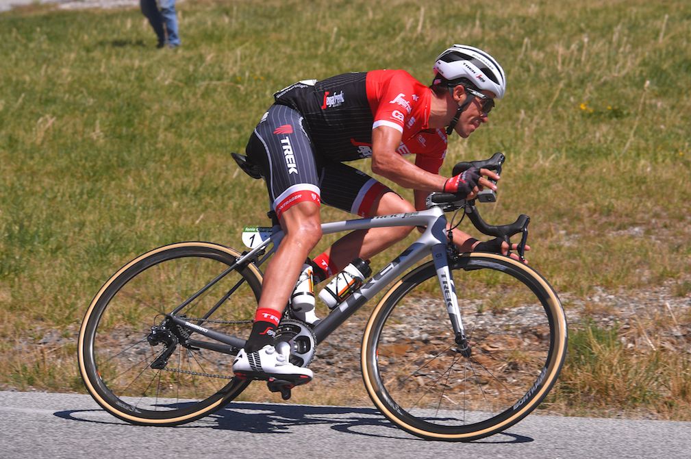 Alberto Contador on stage 3 of the Vuelta a Espa&ntilde;a