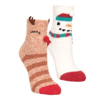 a product shot of christmas socks