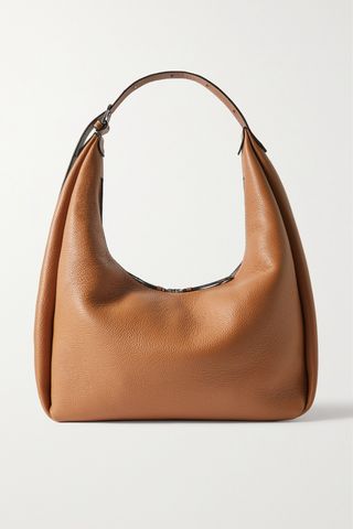 Textured-Leather Tote