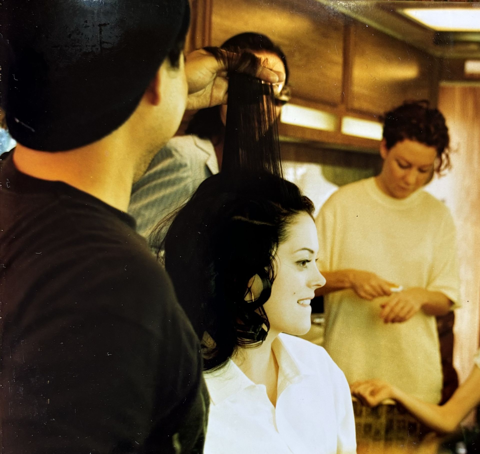 Rose McGowan on the set of Jawbreaker