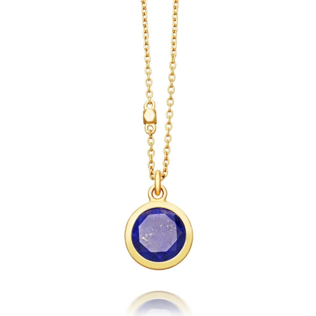 Astley Clarke Gold Stilla Lapis Pendant Necklace