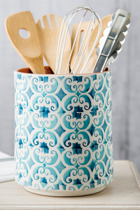 6. Terracotta Tile Utensil Crock: View at Wayfair