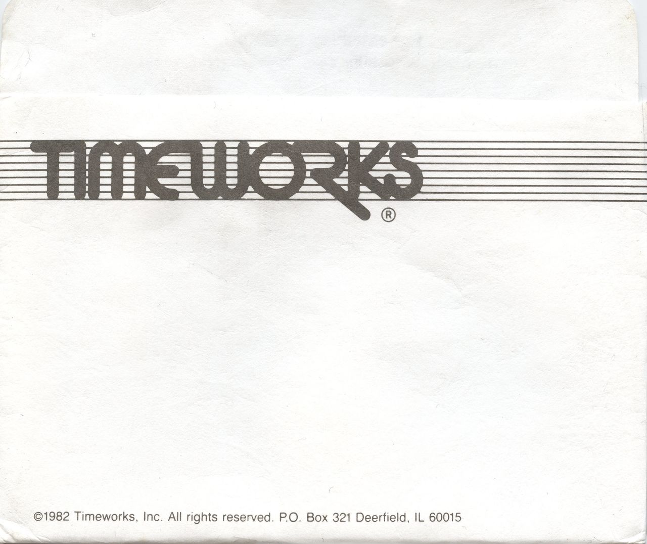 Another one I love simply for the font. Look at how audacious that R is.