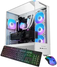 iBuyPower Element 9 White RTX 5070Ti gaming PC