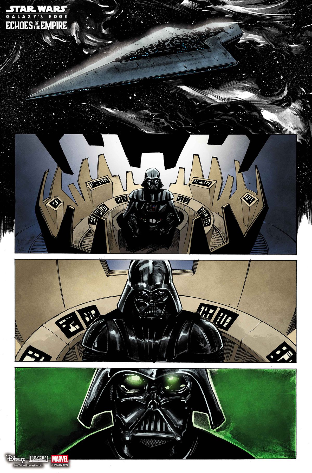 Darth Vader in his isolation chamber