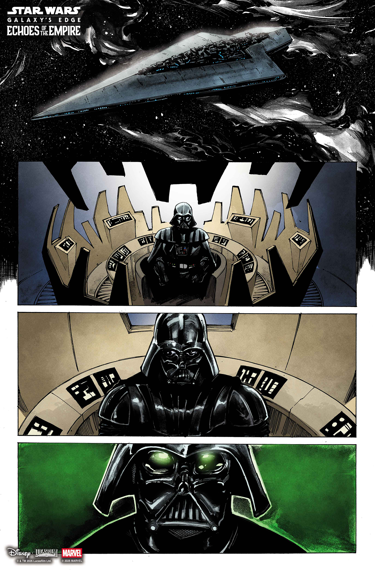 Darth Vader in his isolation chamber