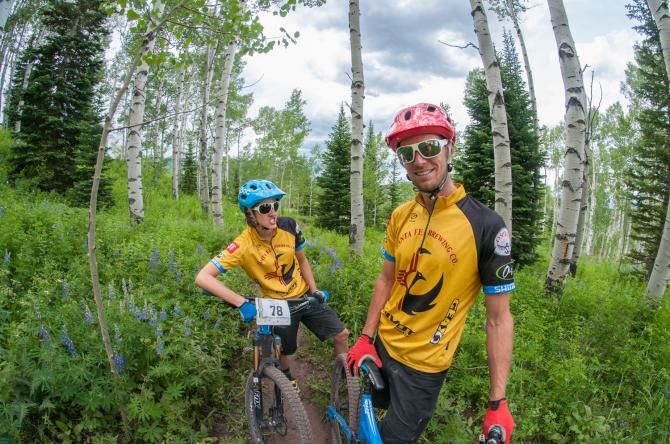 Syd Schultz and Macky Franklin in Snowmass