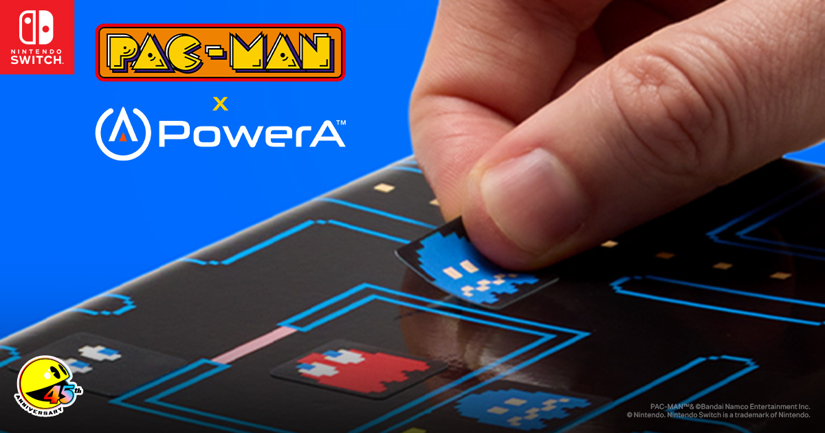 PowerA x Pac-Man collaboration teaser image.