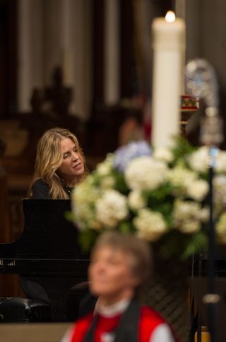 Diana Krall at the Armstrong Memorial Service