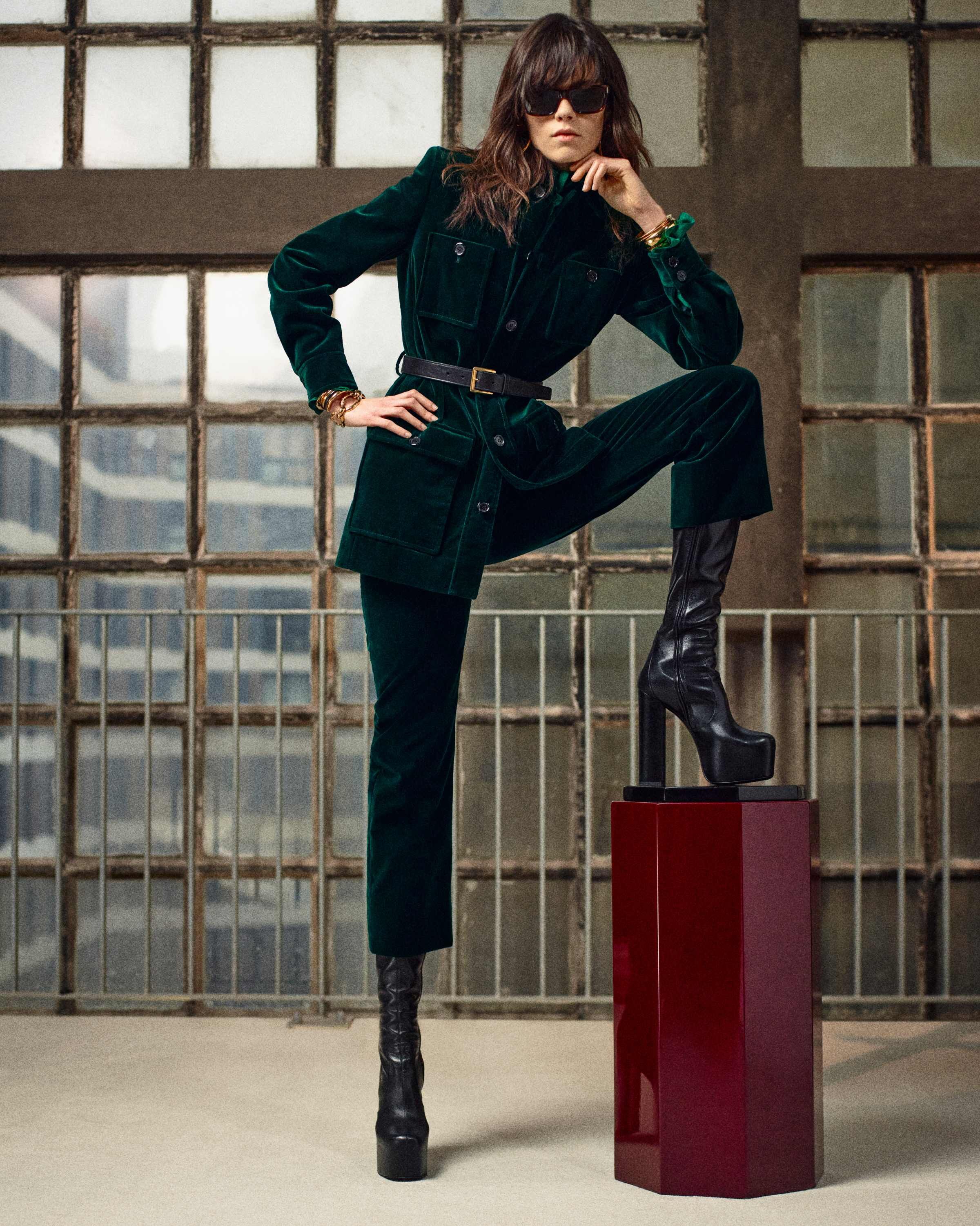 Saharienne Jacket in Velvet