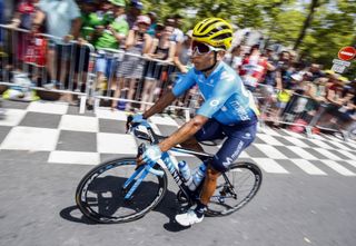 Nairo Quintana (Movistar) at the start of stage 11