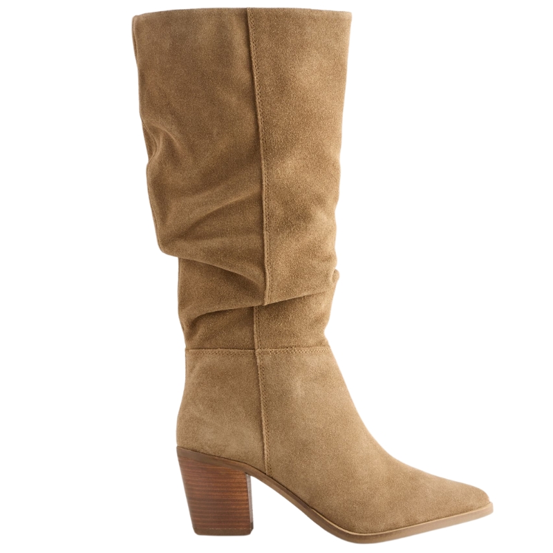 Next, Tan Brown Forever Comfort® Suede Knee High Slouch Boots