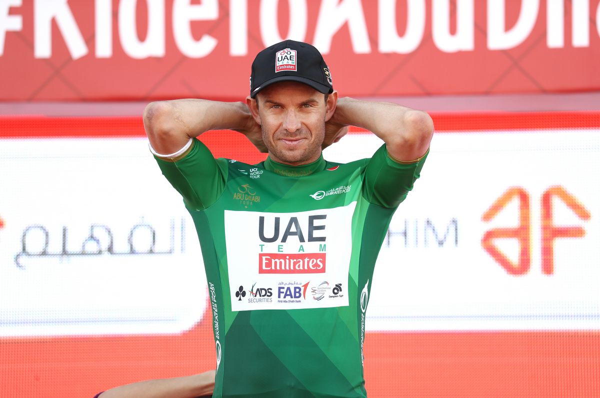 Alex Kristoff (UAE Team Emirates) in the sprint jersey