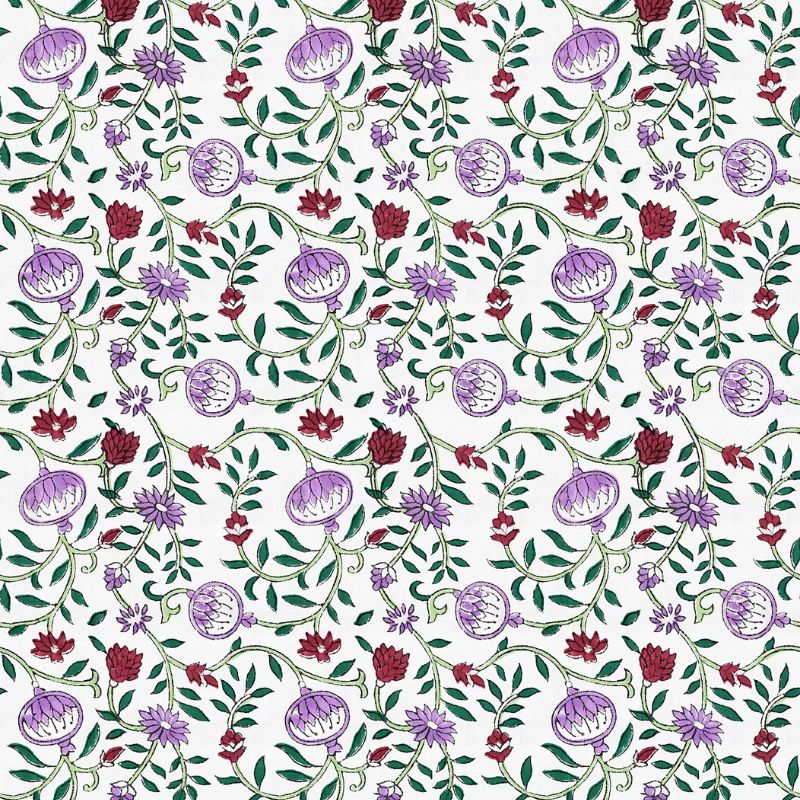 purple floral wallpaper