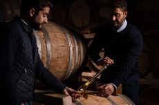 Enrico and Niccolò Chioccioli Altadonna of Italian whisky distillery Winestillery