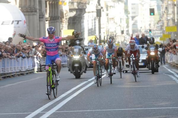 The Italian had plenty of room to celebrate.