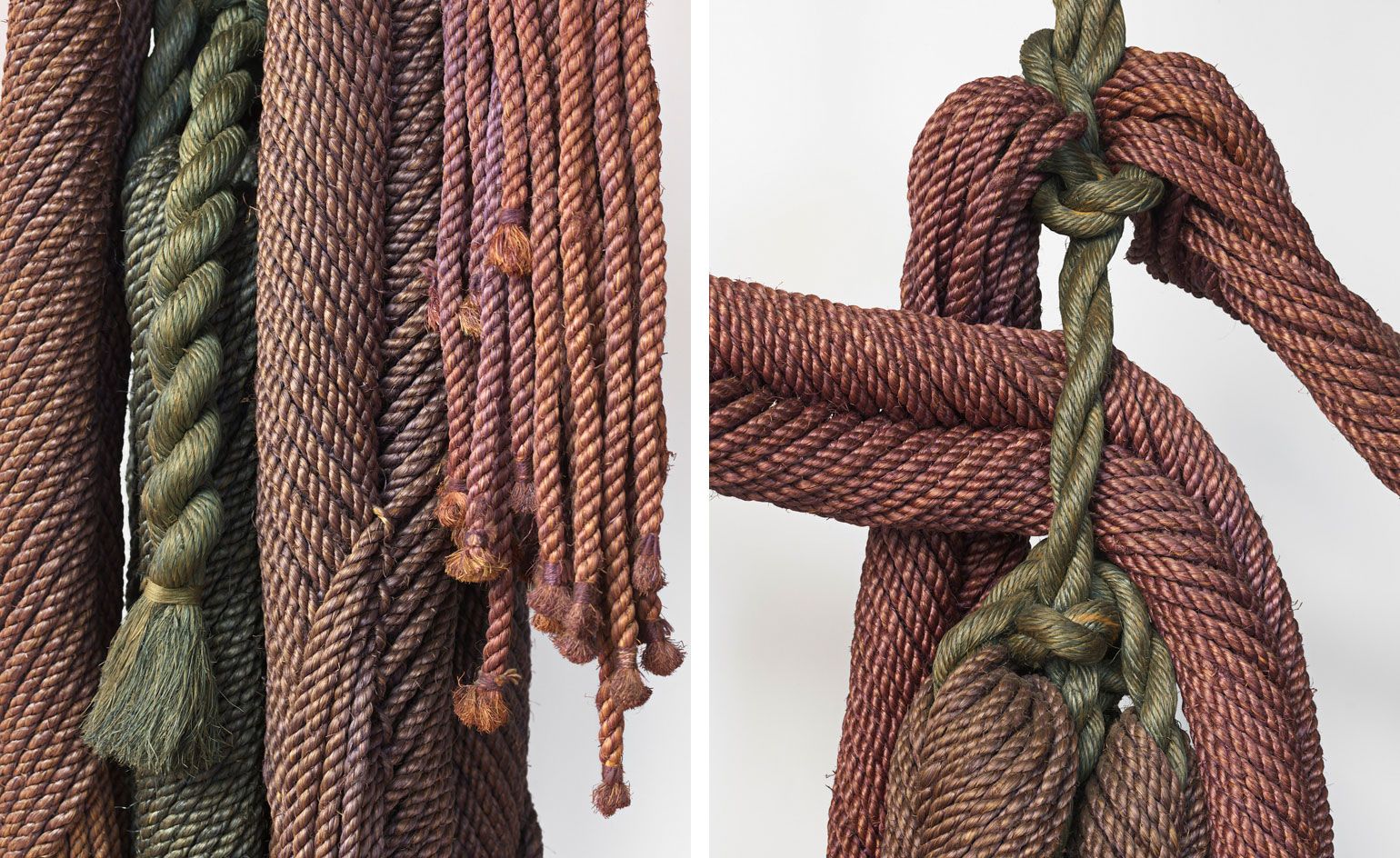 Tying knots: Françoise Grossen's sculptural ropes on show at Blum