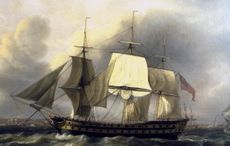 The 'Earl of Abergavenny' East Indiaman, off Southsea by Thomas Luny