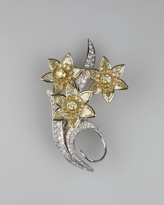 The Queen's Welsh Daffodil Brooch