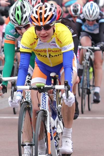 Marianne Vos (Rabobank) in the lead at the Energiewacht Tour