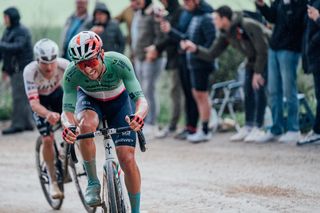 The riders take on Strade Bianche 2024