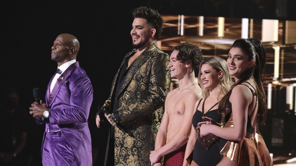 Terry Crews, Adam Lambert, Aidan Bryant and the Bello sisters on America&#039;s Got Talent: All-Stars