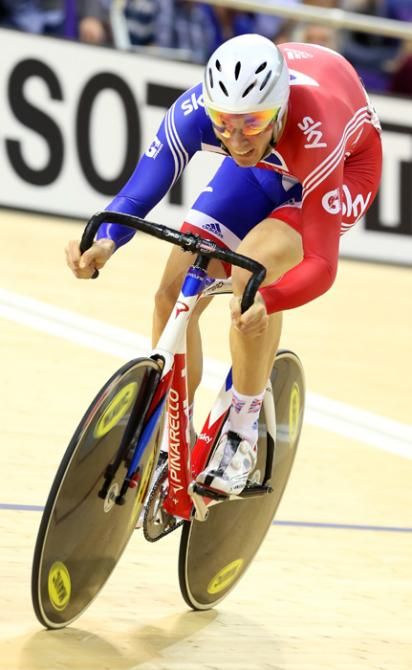 Britain's Jonathan Dibben finished fifth in the men's Omnium flying lap