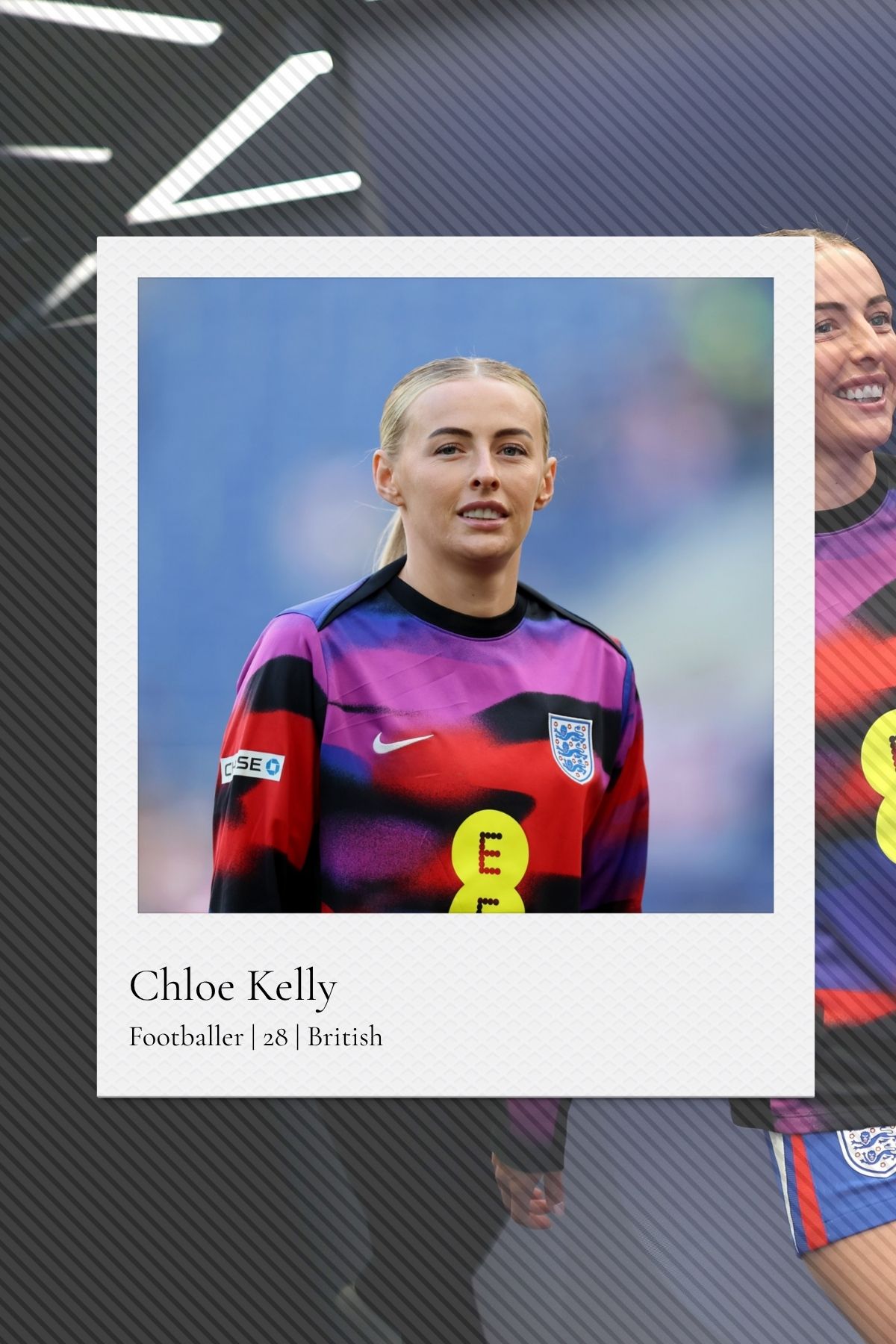 Lioness and Arsenal football player Chloe Kelly