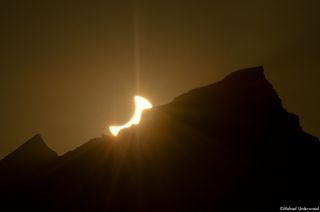 Eclipse Over Uncompahgre Peak